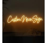 Insegne al neon personalizzate, dimmerabili personalizzate a LED, adatte per matrimoni, familiari, compleanni, bar, feste notturne, logo aziendale o insegne aziendali, nome regalo luci al neon