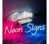 Insegne al neon personalizzate Luci al neon a LED per la decorazione della parete della camera da letto Decorazioni di logo del negozio di
