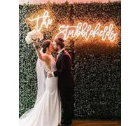 Insegne al neon personalizzate per decorazioni di nozze, insegne luminose al neon a LED personalizzabili, insegne al neon personalizzate per decorazione da parete, segno del nome al neon