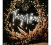 Insegne al neon personalizzate per la decorazione della parete, insegne a LED personalizzate che si illuminano con nome per matrimoni, regali di Natale, camera da letto