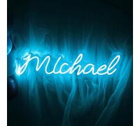 Insegne al neon, Personalizzato LED Nome Segno Personalizzabile Illuminare Lettere per Matrimonio Regali di Compleanno Affari, Cose Cool per Ragazzi Ragazze (1 Line)