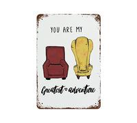 Insegne In Metallo Inspired 'You Are My Greatest Adventure!' Targa In Metallo In Latta Artistica Per Garage Camera Da Letto Pub Ompleanno S