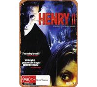 Insegne in metallo retrò del cinema Henry: Ritratto di un serial killer, parte 2, targa vintage in latta per la decorazione della parete del caffè, 20 x 30 cm