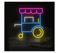 Insegne Luminose Insegna Al Neon Per Cibo Da Strada, Veicoli, Lampade A, Alimentate Tramite USB, Fast Food, Ristorante, Minimarket, Decorazione Da 38cm