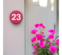 Insegne Per Numero Di Casa Rotonde - Colori E Dimensioni Personalizzati