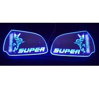 Insegne Per Porta Interna A Specchio LED SUPER 24V Illuminazione Blu Camionista