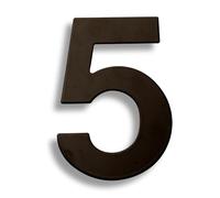 Insegne per toilette, Numero civico grande da 15/20/30 cm, numero civico for esterni in acciaio inossidabile 304, numero civico for porta dell'appartamento, cartello in metallo con indirizzo n. 0-9(5,