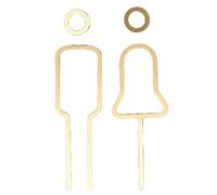 Insegne per Toilette per Uomini E Donne in Ottone Set di Figure per Decorazioni per Insegne per Il Bagno,Insegna per Bagni Moderni,Insegne per Porte del Bagno per Affari,Segnaletica per Bagni-Altezz