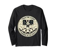 Insegno ai coniglietti più carini della patch Teacher Easter Cute Maglia a Manica