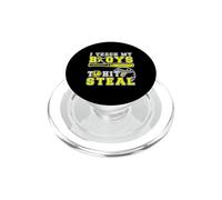 Insegno ai miei ragazzi a colpire e rubare | Regali softball PopSockets PopGrip per MagSafe