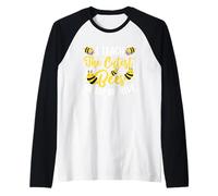 Insegno alle api più carine nel design dell'alveare Maglia con Maniche Raglan
