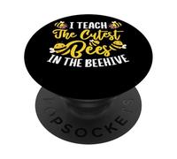 Insegno alle api più carine nel design dell'alveare PopSockets PopGrip Adesivo