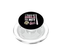 Insegno alle mie ragazze a colpire e rubare | Regali per allenatori di softball PopSockets PopGrip per MagSafe