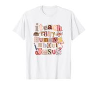 Insegno Piccoli Esseri Umani su Gesù Christian Educator Maglietta