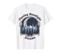 Inseguendo i Sogni al Chiaro di Luna Vintage Maglietta