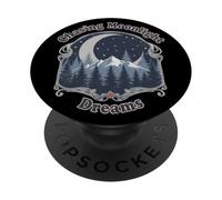 Inseguendo i sogni al chiaro di luna vintage PopSockets PopGrip Adesivo
