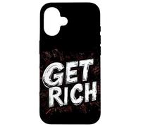 Insegui i tuoi sogni con questo vestito Get Rich Speech Custodia per iPhone 16