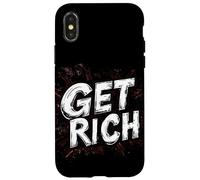 Insegui i tuoi sogni con questo vestito Get Rich Speech Custodia per iPhone X/XS