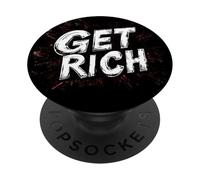 Insegui i tuoi sogni con questo vestito Get Rich Speech PopSockets PopGrip Adesivo