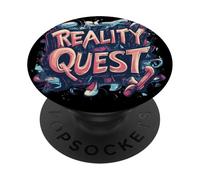 Insegui il vero viaggio con questa dichiarazione di Reality Quest PopSockets PopGrip Adesivo