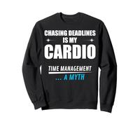 Inseguire Le scadenze è Il Mio Cardio. Design di Gestione Felpa