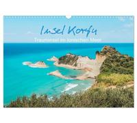 Insel Korfu - Trauminsel im Ionischen Meer (Wandkalender 2026 DIN A3 quer), CALVENDO Monatskalender: Wunderschöne Impressionen von der bezaubernden ... dem beliebtesten Eiland der Ionischen Inseln