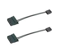 INSEOWI 2/5PCS Grande 4pin a Piccolo 4pin PC Fan Adattatori Corrente Stabile Dispositivo Facile Commutazione 10cm