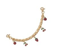 INSEOWI Bag Chain Strap Decorative Chains Purse Extender With Fruit Pendants Replacement Handle Decorative Chain