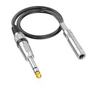 INSEOWI Cavo uditivo da maschio a femmina da 6,35 mm di resistenza anti groviglio cavo audio da studio 150cma/59" connettori uditivi