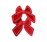 INSEOWI Classici Fiocchi Vellutati per Decorare Le Feste 2 Facili da Clip Decorazioni Albero Natale E Decorazioni Regalo Ufficio Accenti Natalizi Vellutati con Fiocco