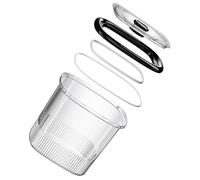 INSEOWI Contenitore per Alimenti Stretto in Prospettiva Cereali Sfusi Vaso Capiente Archiviazione Semplice E Ordinata Bocconi Domestici