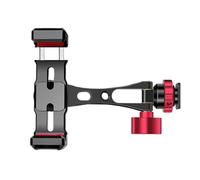 INSEOWI Morsetto per telefono Supporto Supporto Con Doppio Hot Shoe E 1/4 "Vite Monti Adattatore Smartphone Supporto Del Telefono Morsetto Mount