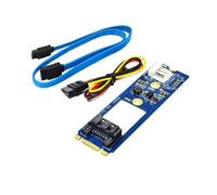 INSEOWI Scheda adattatore SATA3.0 a 7 pin 7 pin convertitore scheda adattatore per 2242 2260 2280 SDD facile montaggio convertitore