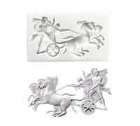 INSEOWI Stampi efficienti per decorazioni per torte in silicone per uso alimentare con design a rilievo di angelo per la cottura del sapone che fa angeli pendenti in silicone stampi