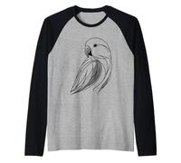 Inseparabile Linea Arte Amante Uccelli Maglia con Maniche Raglan