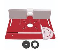 inserimento tavolo trottola - inserimento trottola di legno, base di sollevamento inversa per la lavorazione del legno | Guida precisa del calibro della scheda per router da tavolo, il lavoro del