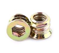 Inserire Il Dado, 20pz Dado Per Mobili Presa Esagonale Drive Filetto Femmina Dadi, Placcati In Acciaio Al Carbonio, Per Mobili In Legno (M6*10mm)