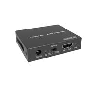 Inseritore Audio Compatibile 4K, Inseritore Audio Compatibile, Toslink Ottico + Audio di Linea + Mixer Convertitore Audio
