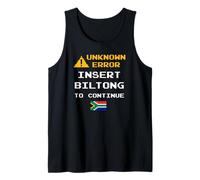 Insert Biltong Retro Funny Error South Africa Braai Dad Joke Canotta