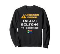 Insert Biltong Retro Funny Error South Africa Braai Dad Joke Felpa