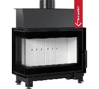 Camino in acciaio KRATKI SIMPLE destro 6 kW Ø
