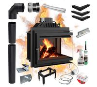Insert caminetto destro KRATKI SIMPLE 8kW set di chiusura