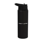 Insert Coffee - Divertente Minimalista Pixel Video Game Amante Stainless Steel Insulated Water Bottle