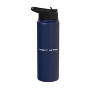 Insert Coffee - Divertente Minimalista Pixel Video Game Amante Stainless Steel Insulated Water Bottle