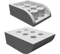 Insert for Dremel Accessory Box - Vertical Collet Storage System Organizer