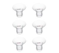 Inserti a flangia da 21 mm, 6 pezzi, compatibili con Momcozy S12 Pro/S9 Pro/S12/S9 indossabile, adatti per Medela/Spectra/Elvie/Willow/TSRETE 24 mm scudi/flange, riducono tunnel da 24 mm fino a 13 mm, 6 pezzi