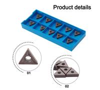 Inserti affidabili lame per tornio tornio di lunga durata 20 pz TCMT110204TCMT 7