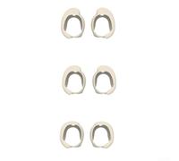 Inserti auricolari in silicone compatibili con modelli Bose per QuietComfort che offrono una vestibilità prevedibile e una distribuzione del suono bilanciata (bianco)