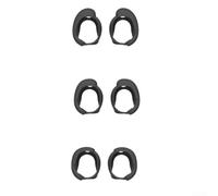 Inserti auricolari in silicone compatibili con modelli Bose per QuietComfort che offrono una vestibilità prevedibile e una distribuzione del suono bilanciata (nero)