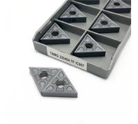 Inserti Da Taglio In Metallo Duro 10 Pezzi Utensili Per Tornio CNC Lame Per Tornitura Esterna(TNMG 220404-TF IC907)